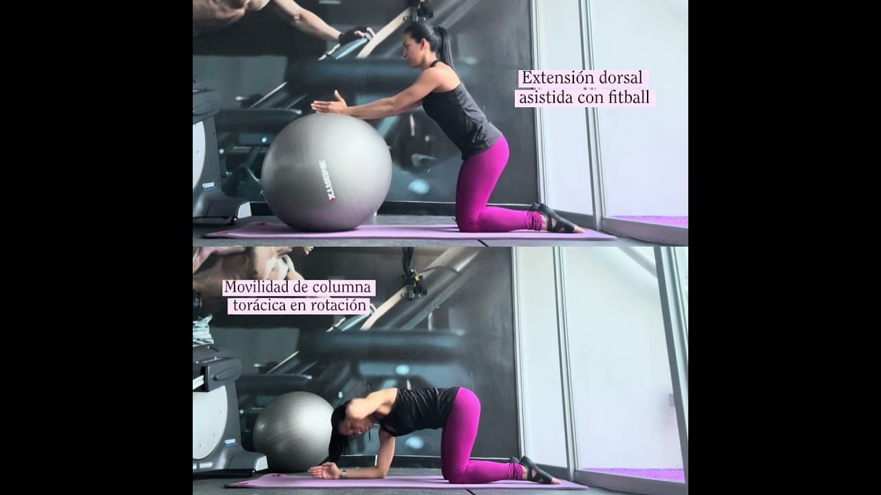 2 ejercicios para mejorar postura cifotica  o tensión constante en el cuello.